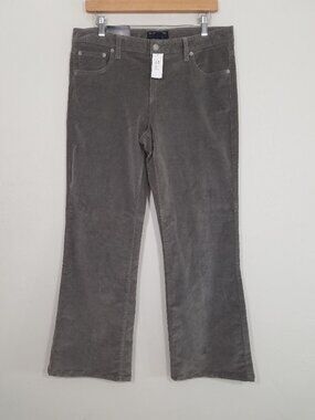 NWT Banana Republic LONG Corduroy RYAN Fit Super Stretch Pants Size 12L